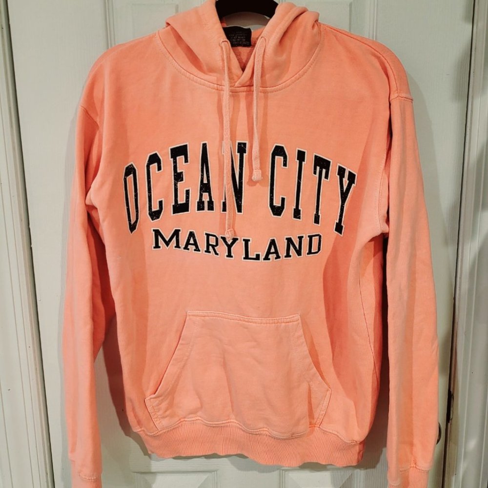 TRENDY Peach Hoodie Sunsations - Size: S oversized